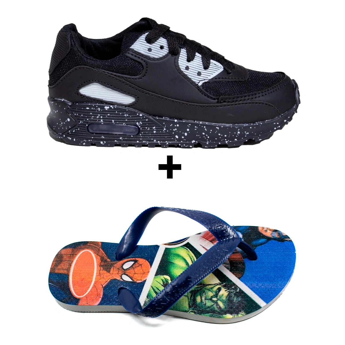 Kit Menino Tênis Infantil Max AIR + Chinelo Infantil Heróis - Imagem 13