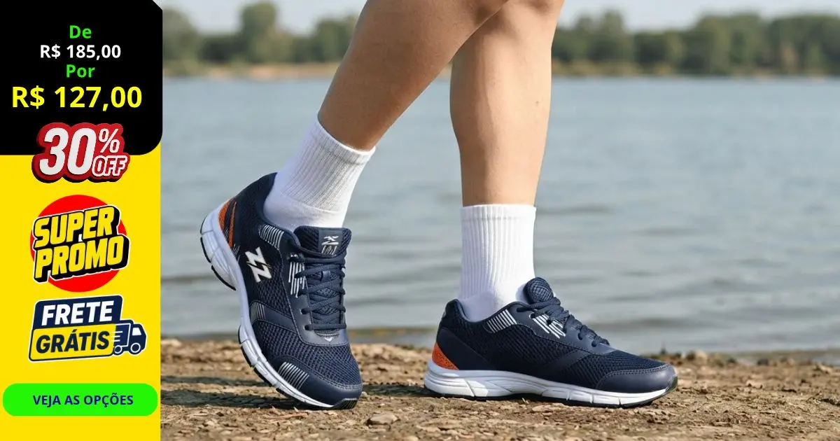 Tênis Abuzze Classic Running: Alta Performance, Conforto e Estilo para Atletas 1 Tênis Abuzze Classic Running