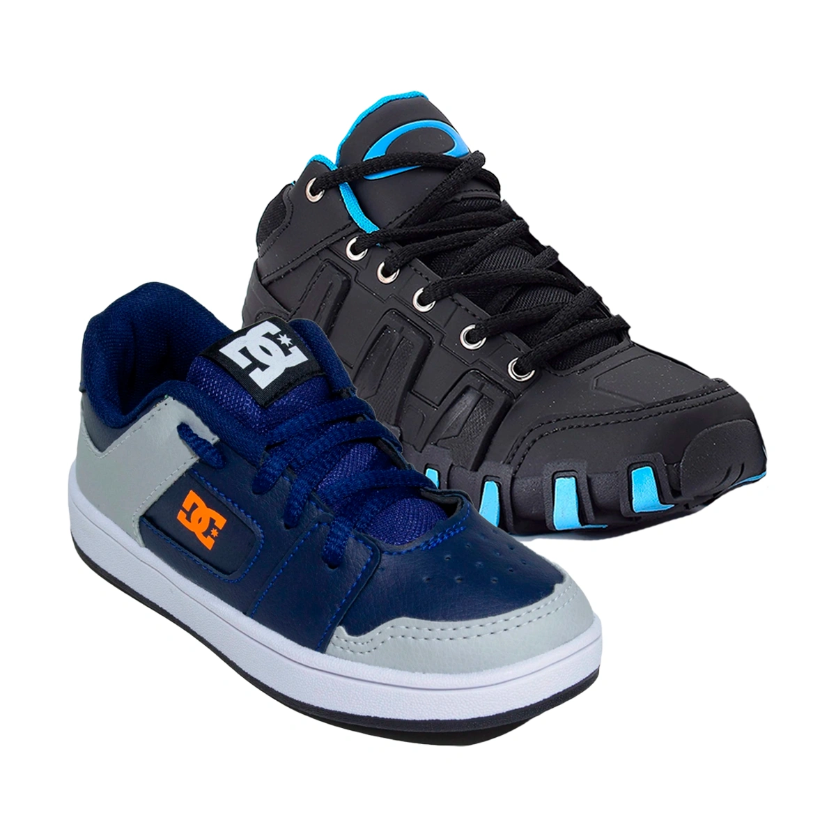 Kit 2 Tênis Infantil DC Shoes Skatista + Tênis Infantil Botinha Oakley - Imagem 5