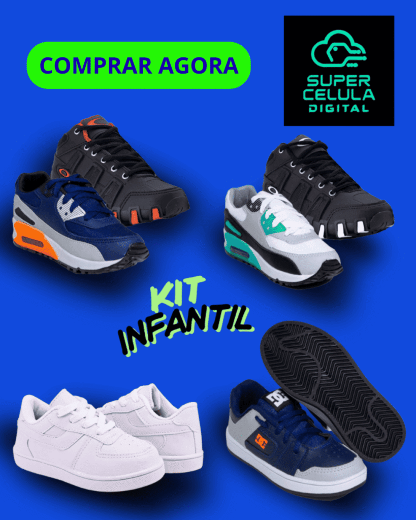 Kit infantil 1, com botão verde Comprar Agora.