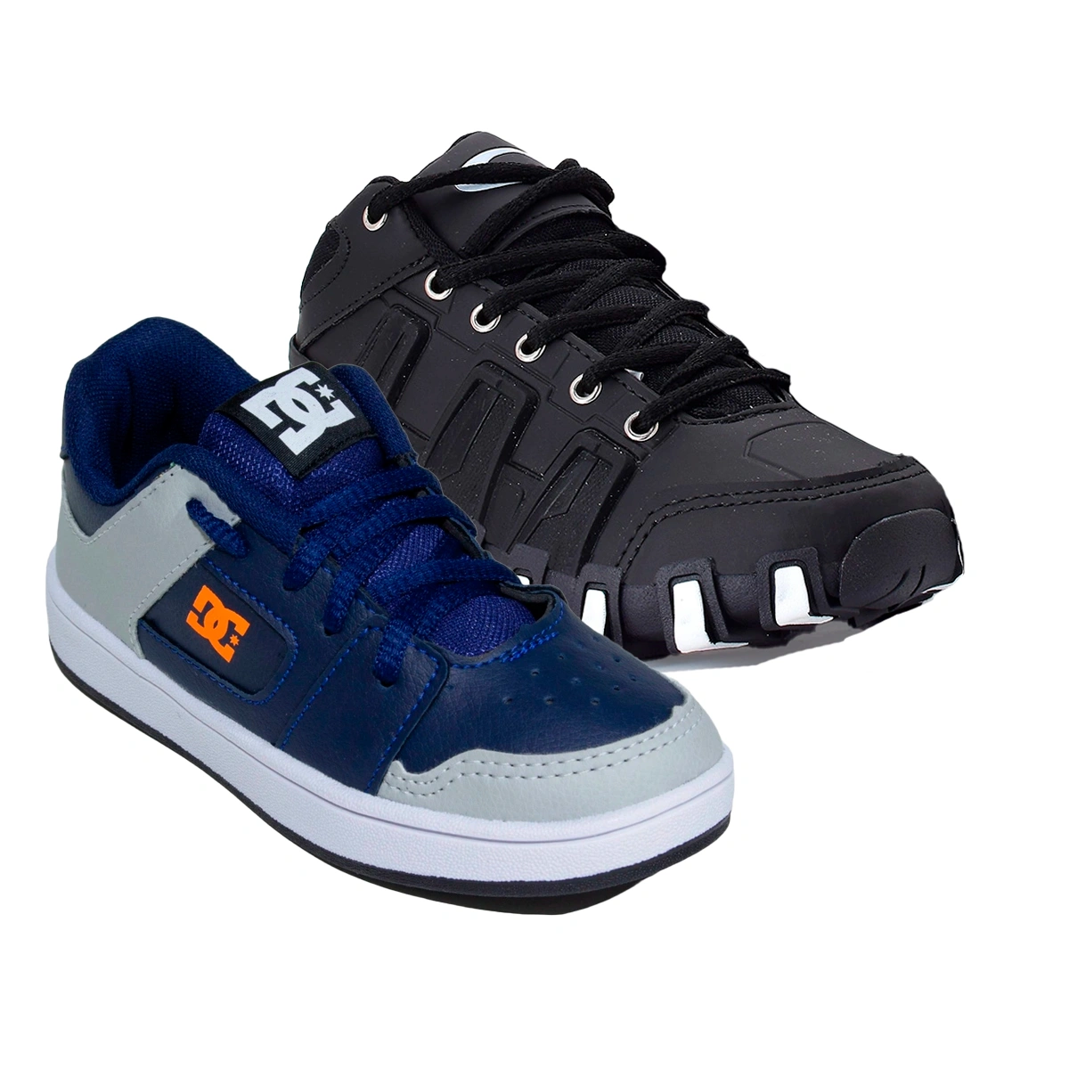 Kit 2 Tênis Infantil DC Shoes Skatista + Tênis Infantil Botinha Oakley - Imagem 3