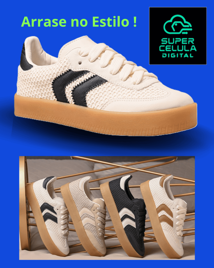 Tênis Feminino Casual Arrows Design Moderno e Confortável