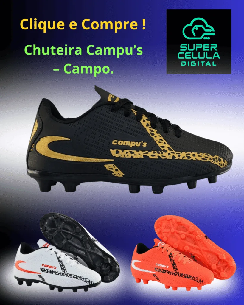 Chuteira Campu's Campo - Clique e Compre