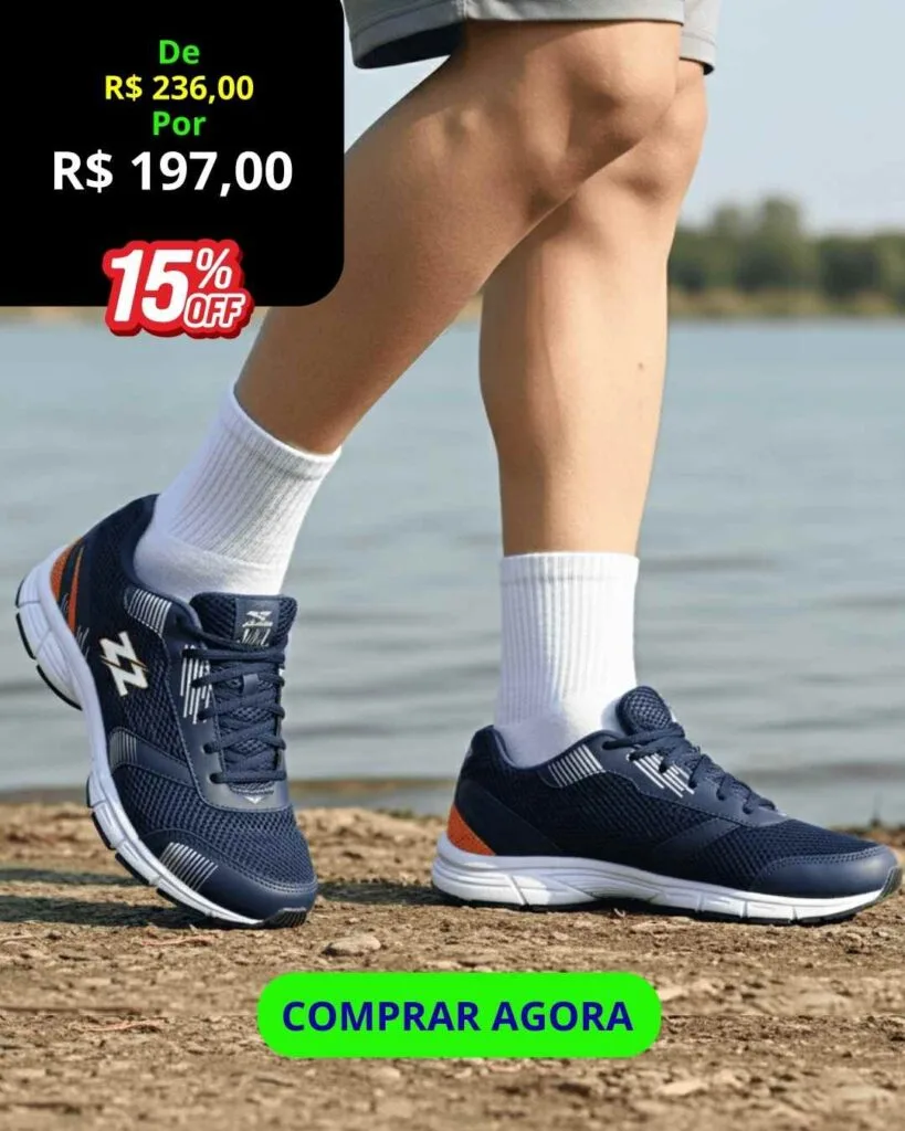 Tênis Abuzze Classic Running – Performance e Leveza 2026