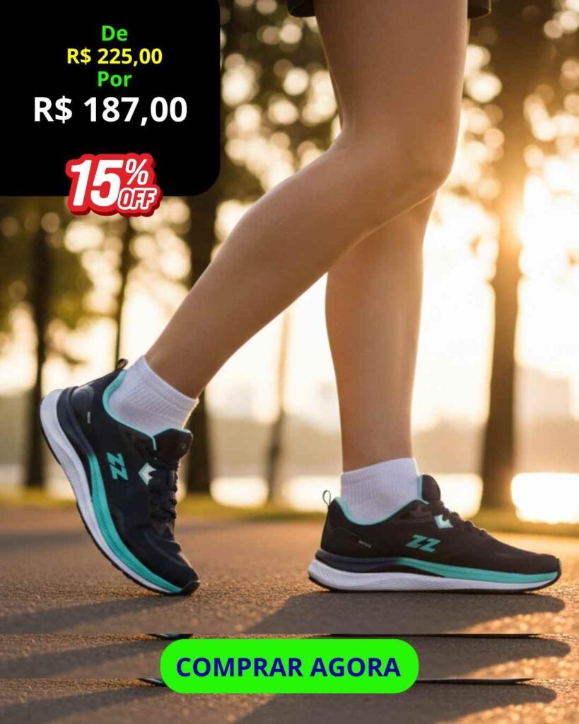 VITRINE 67 Tênis Feminino Abuzze Running – Conforto e Leveza