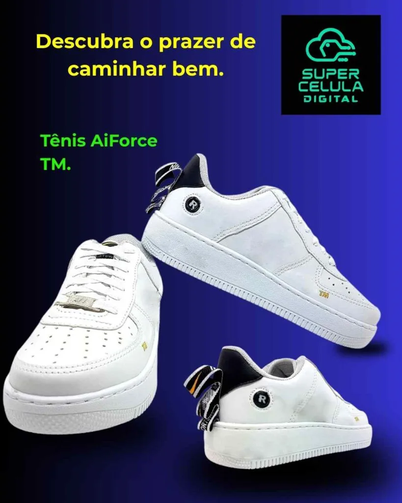 Tênis Airforce TM Moderno – Estilo Urbano e Conforto 2026