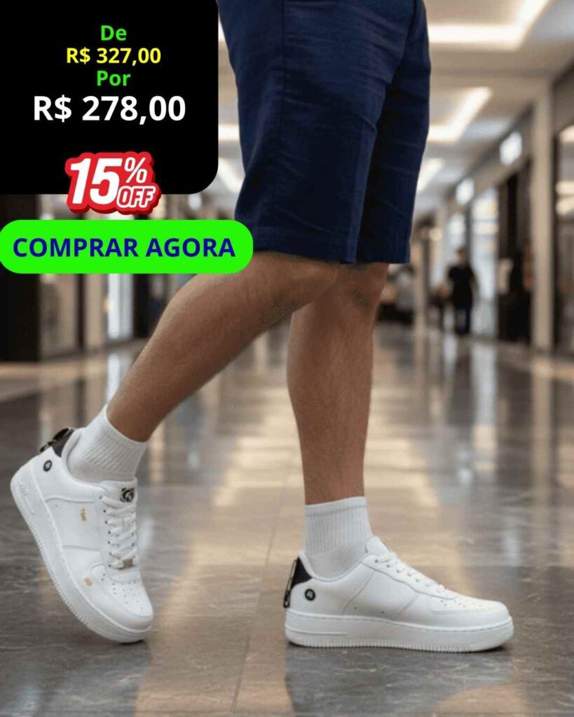 VITRINE 73 Tênis Airforce TM Moderno – Estilo Urbano e Conforto