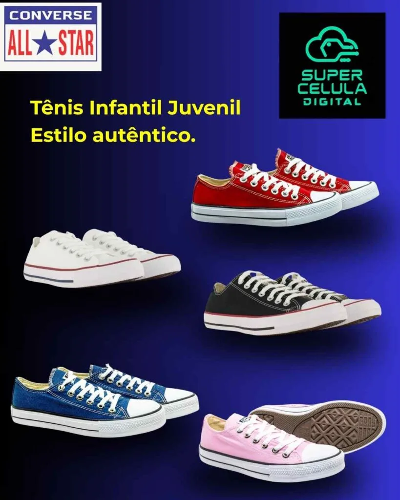 Tênis All Star Infantil Converse UNISEX – 2026 Clássico