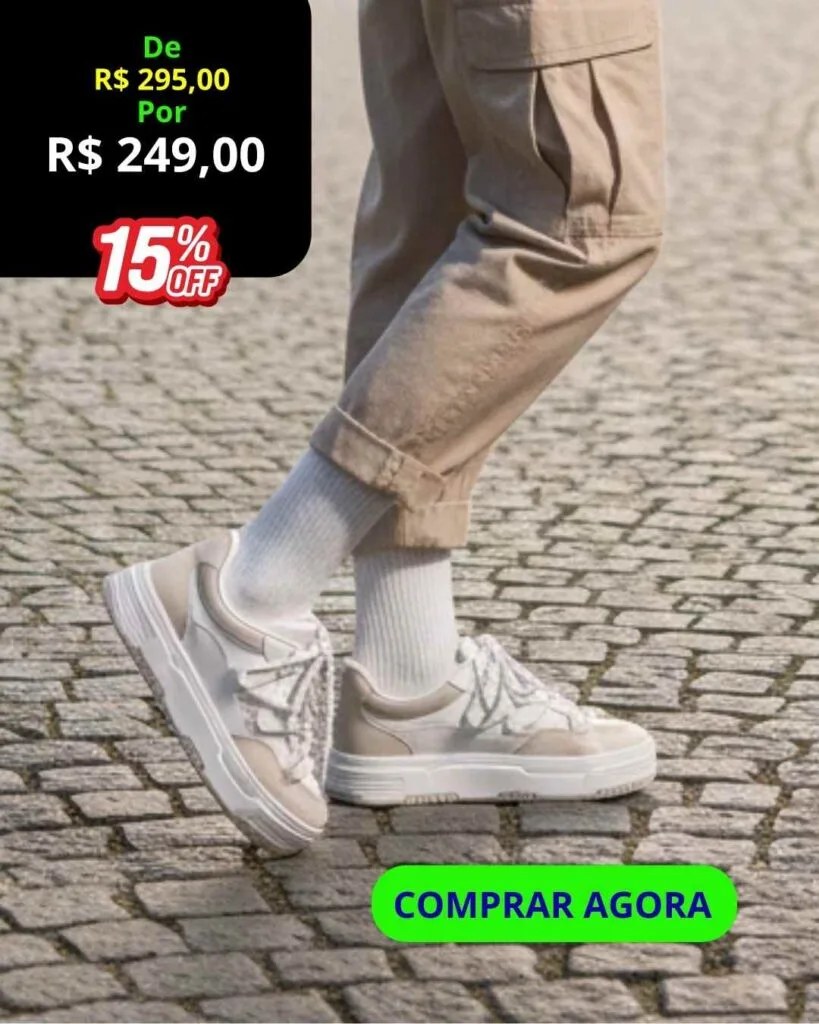 Tênis Feminino Casual VIENA – 100% Original