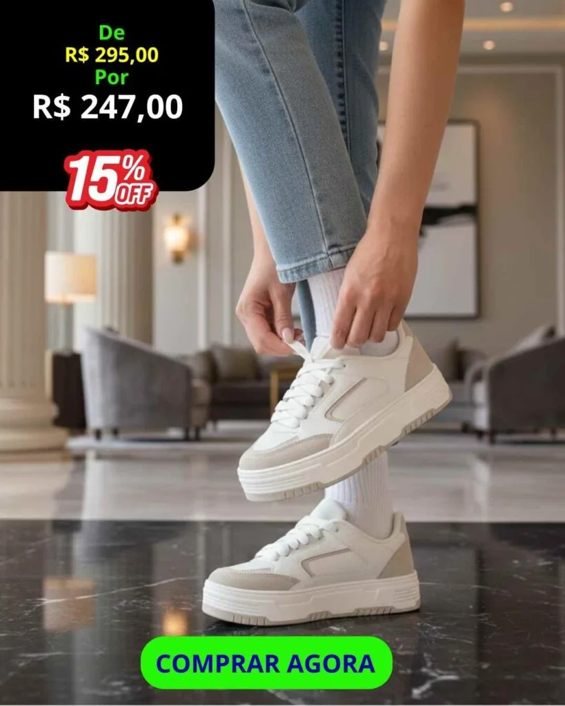 Tênis Feminino Casual Lisboa