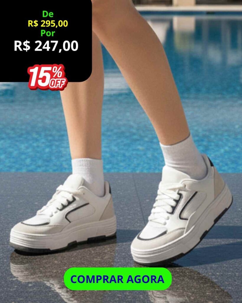 VITRINE 42 Tênis Feminino Casual Lisboa
