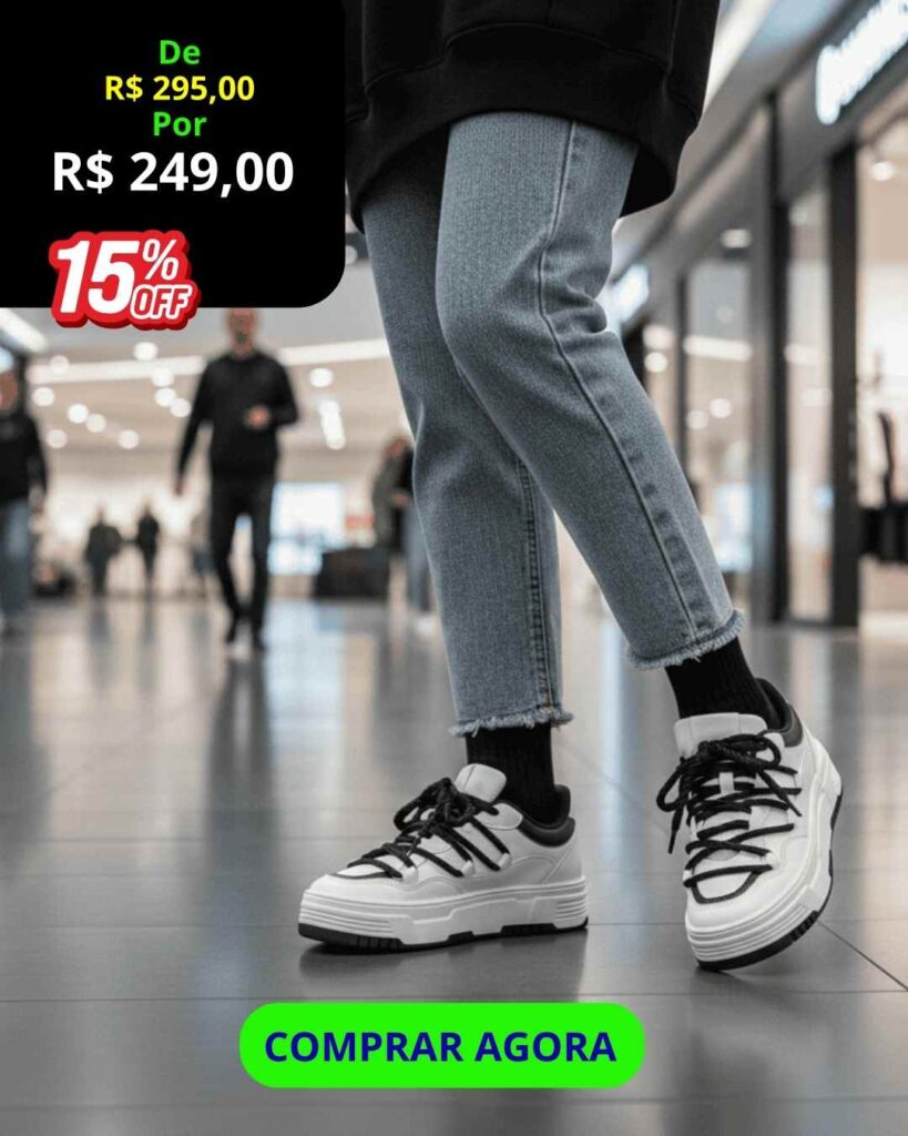 VITRINE 8 Tênis Feminino Casual VIENA