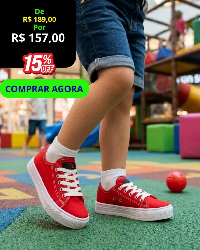 VITRINE 56 Tênis infantil VL vermelho