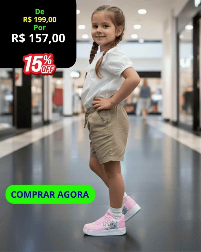VITRINE 12 Tênis Infantil Casual Stitch Forcee – Conforto e Estilo