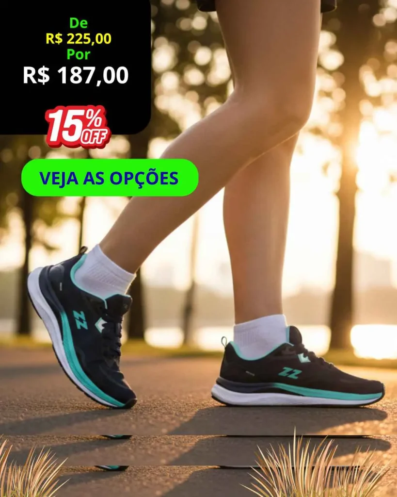 Tênis Feminino Abuzze Running – Conforto e Leveza em 2026