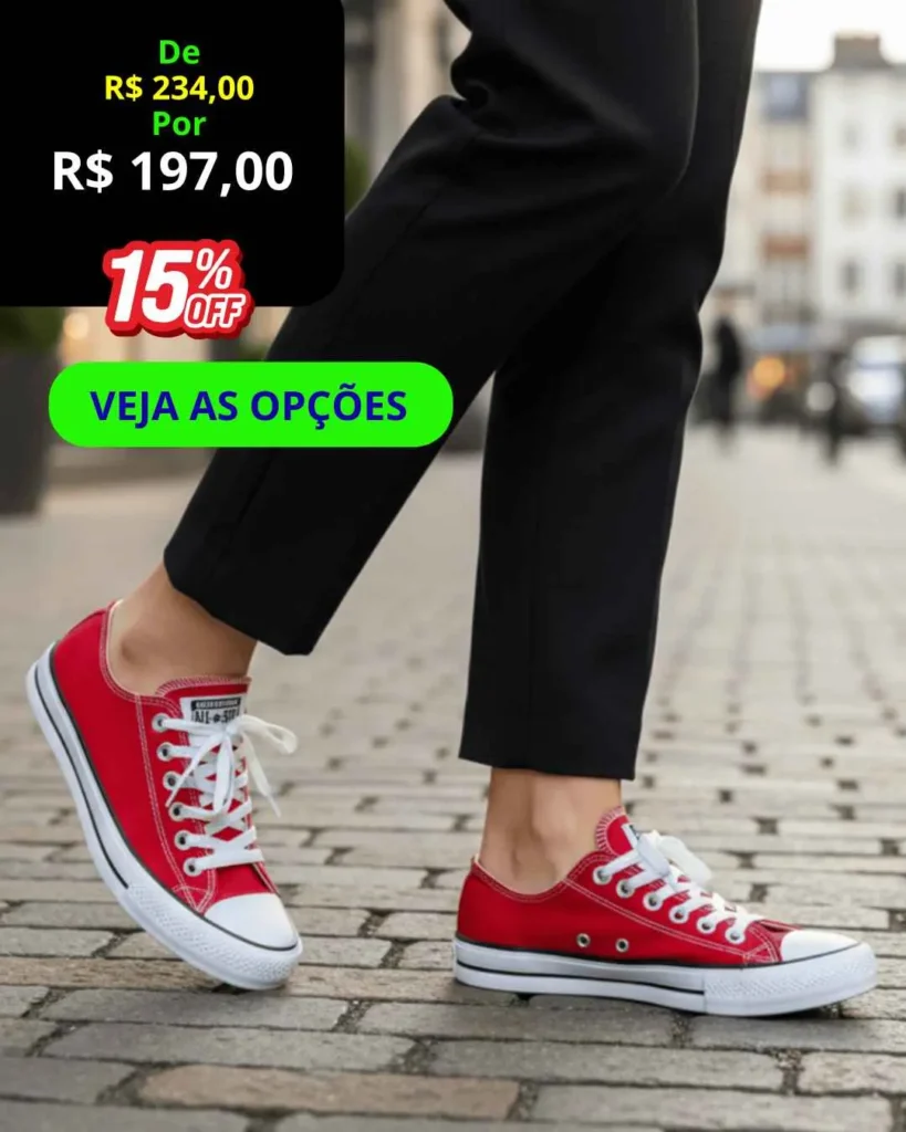 Tênis Feminino All Star Converse – 2026.