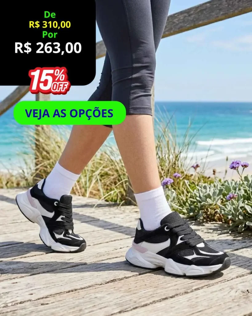 Tênis Feminino Casual Esportivo Berlim
