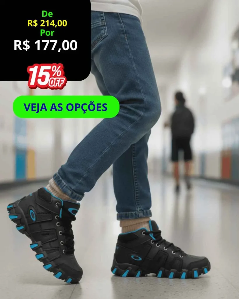 Tênis Infantil Botinha Gaelzim Cano Médio – Conforto 2026