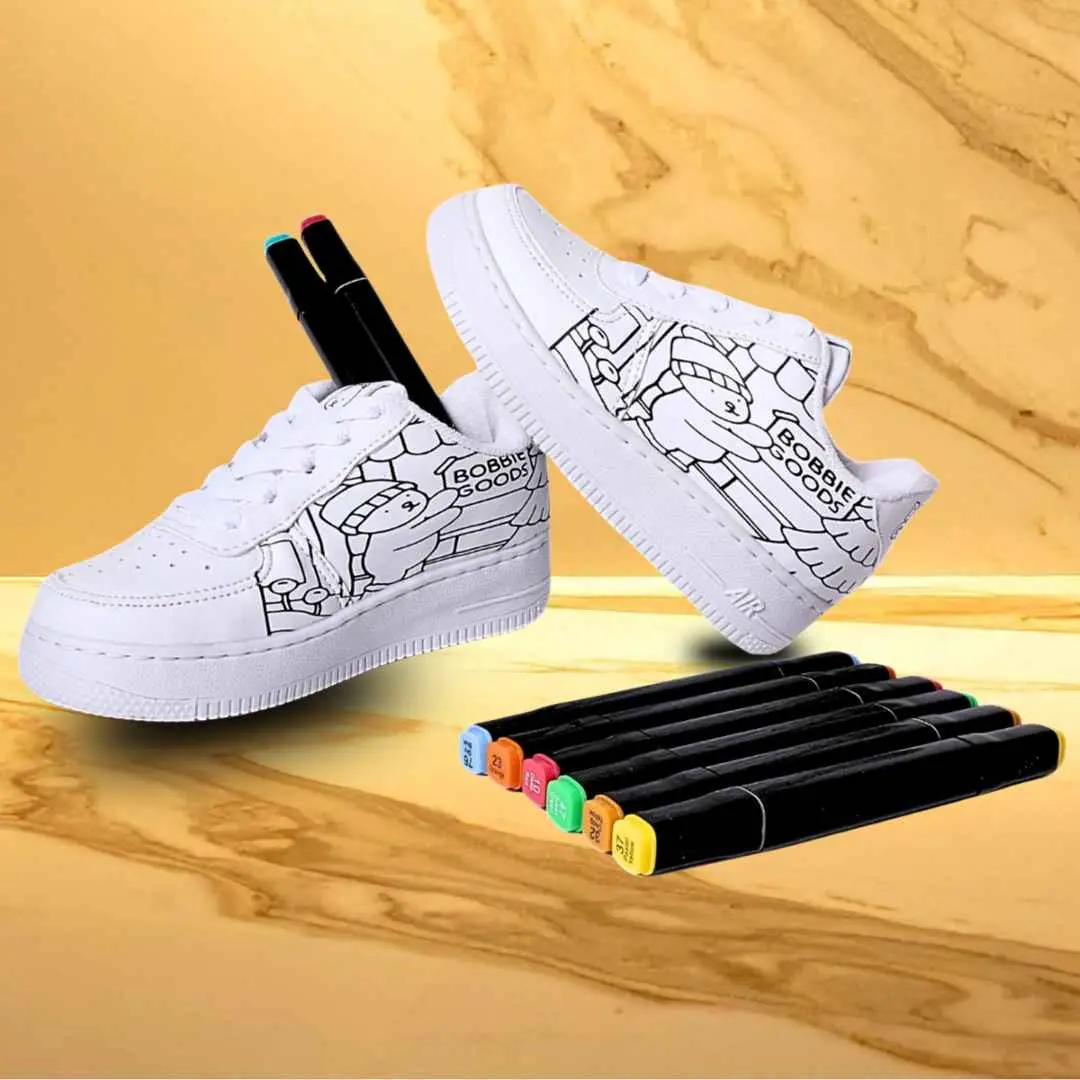 Tênis Infantil Bobbie Goods Para Personalizar 2 Tênis Infantil Bobbie Goods para Personalizar: Criatividade e Estilo Único!