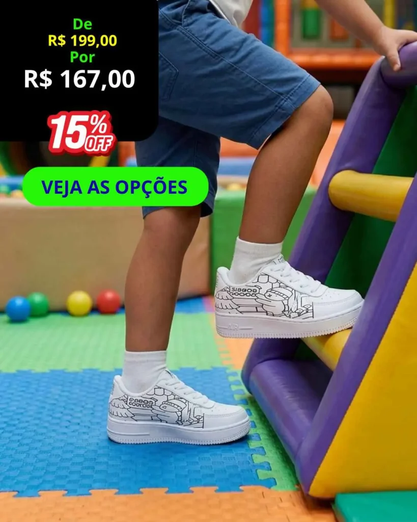 Tênis Infantil Bobbie Goods Para Personalizar