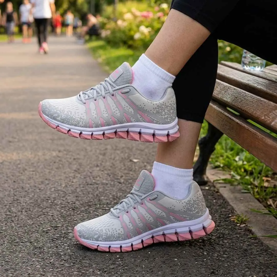 Design que Impulsiona sua Performance: O Equilíbrio Superior entre Amortecimento e Durabilidade para a Mulher que não Para! Tênis Feminino Olimpk – 2026 1 Tênis Feminino Olimpk – 2026