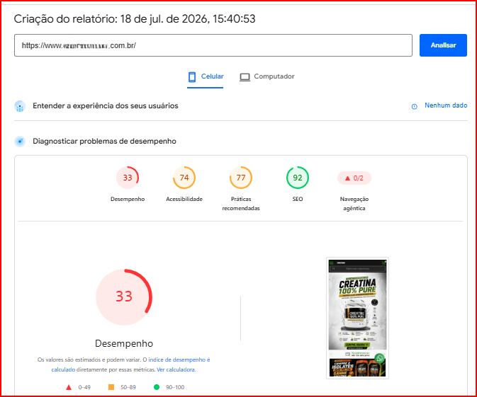 Exemplo de diagnóstico de empresa