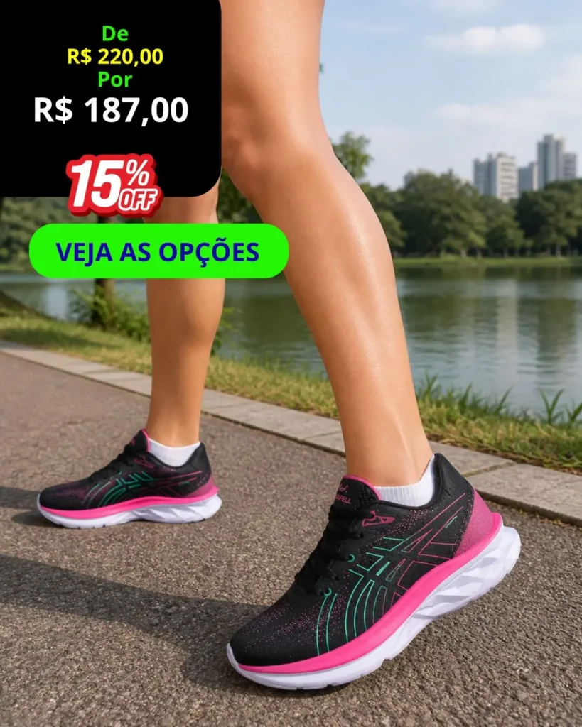 VITRINE 9 Tênis Feminino PodLinda – 2026