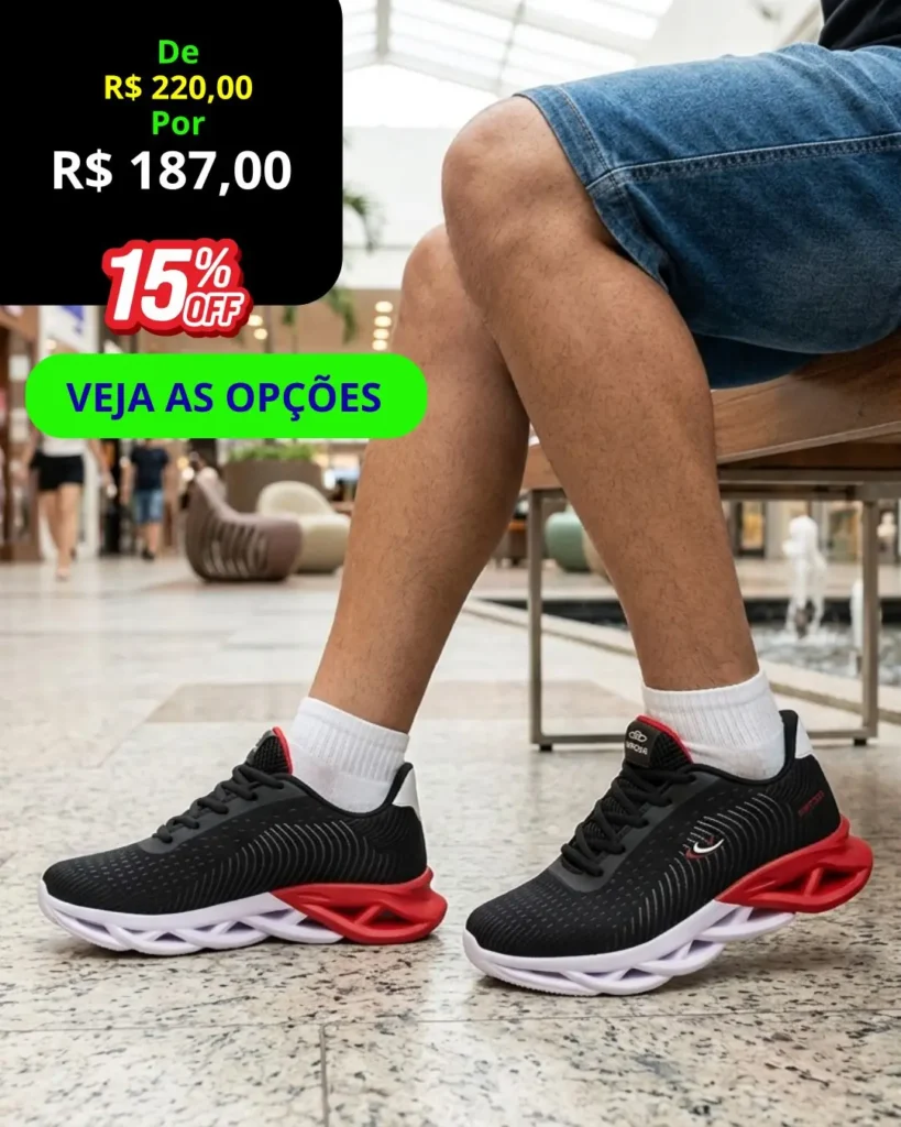 VITRINE 8 Tênis Masculino Mustang – 2026