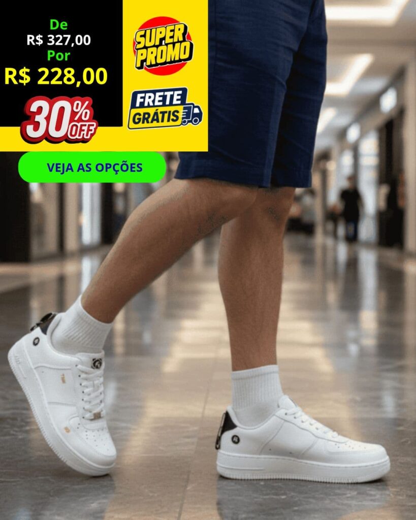 Tênis masculino casual
