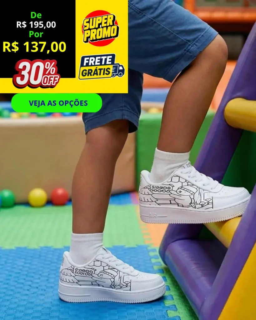 VITRINE 46 Tênis infantil bobbie goods