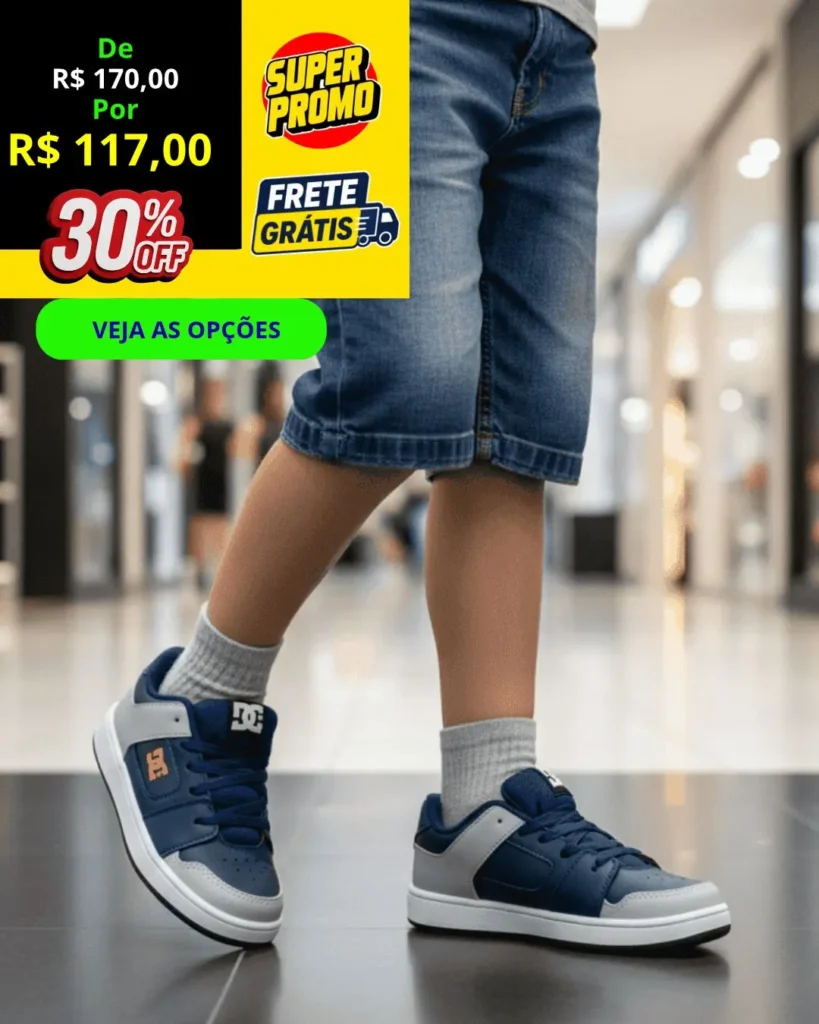 VITRINE 42 Tênis infantil DC 2