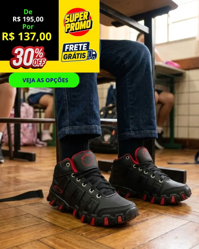 VITRINE 58 Tênis botinha