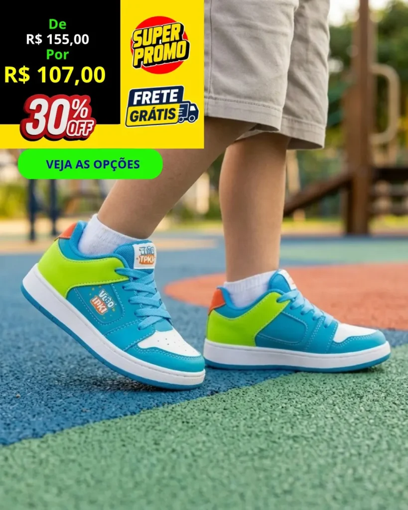 VITRINE 13 Tênis infantil casual
