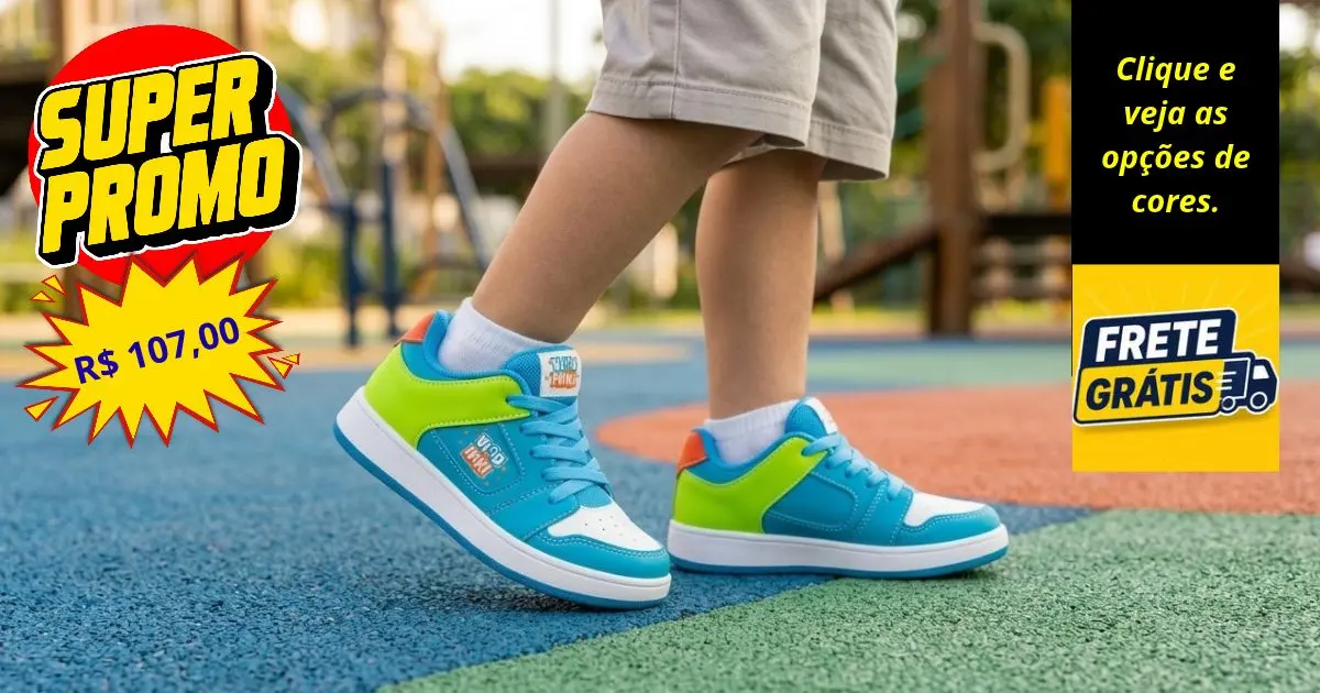 Tênis Infantil Vlad Niki: Conforto, Estilo e Praticidade para a Rotina das Crianças 1 tenis infantil vlad niki