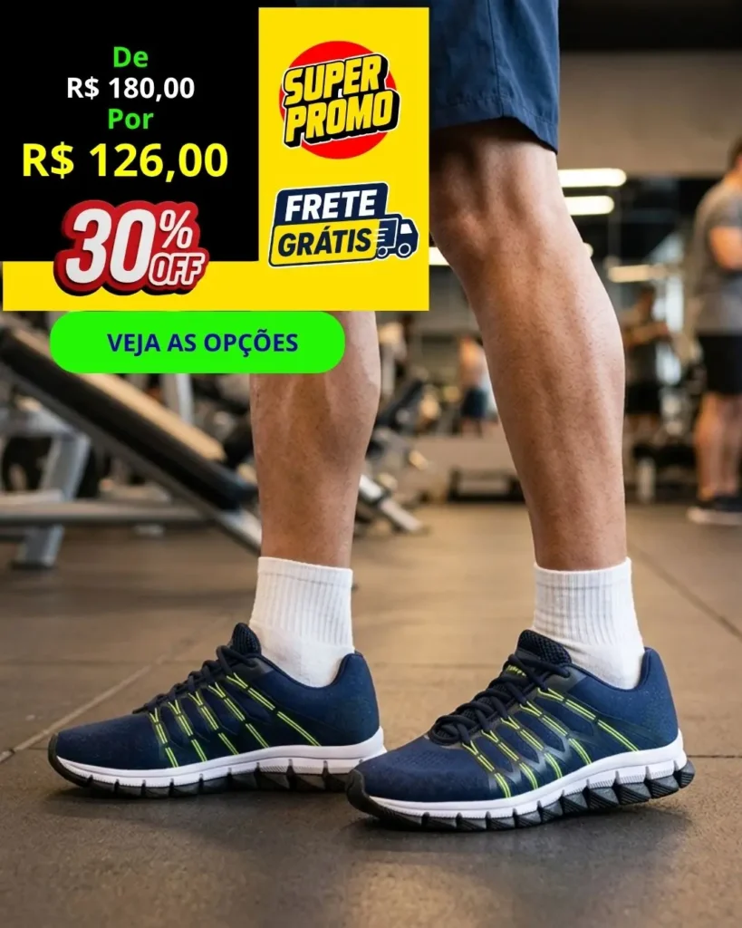 VITRINE 56 TÊNIS MASCULINO ACADEMIA