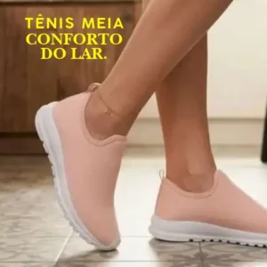 tenis meia knit lucky